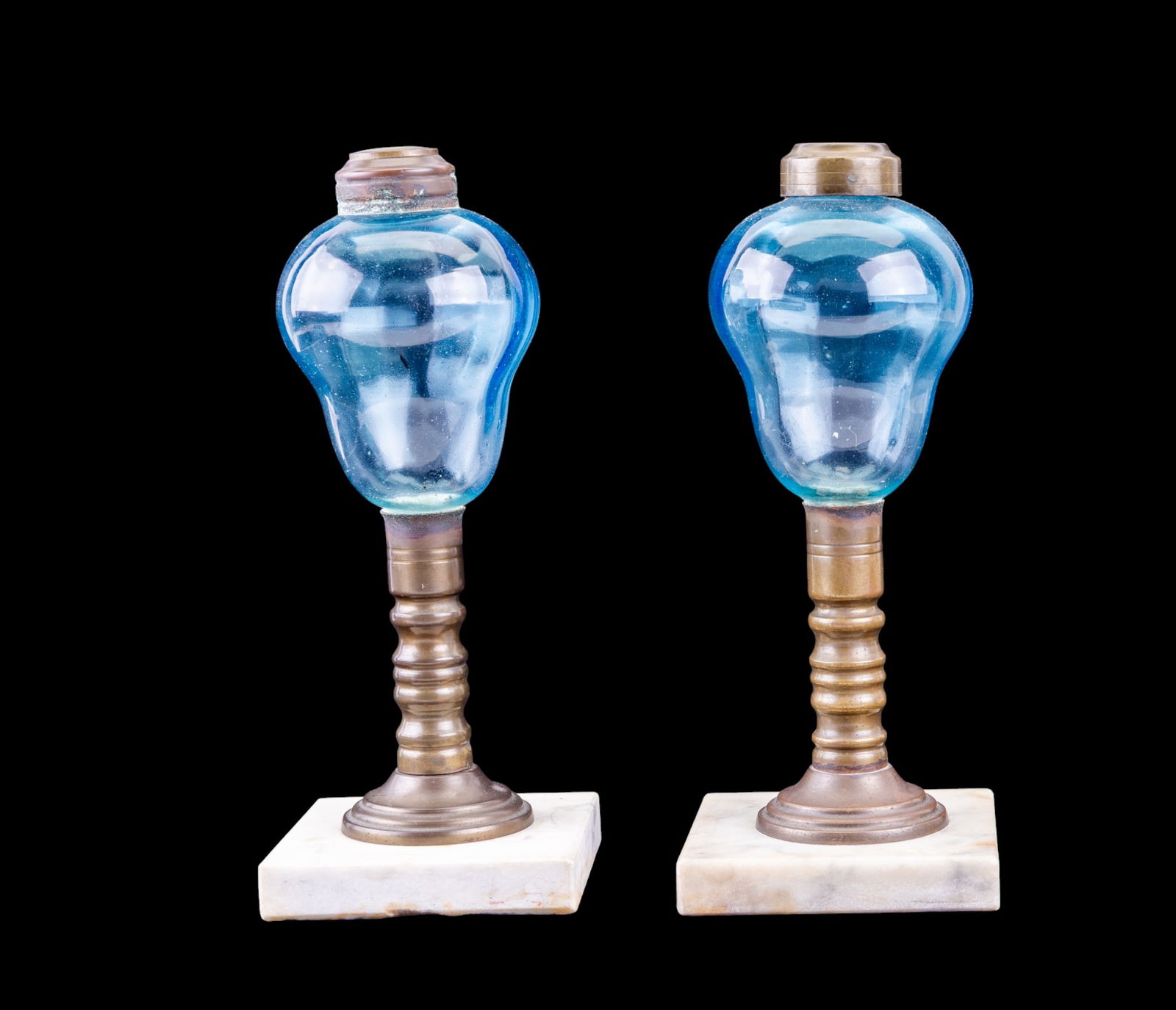 Boston & Sandwich Glass Fluid Lamps (1 of 6)