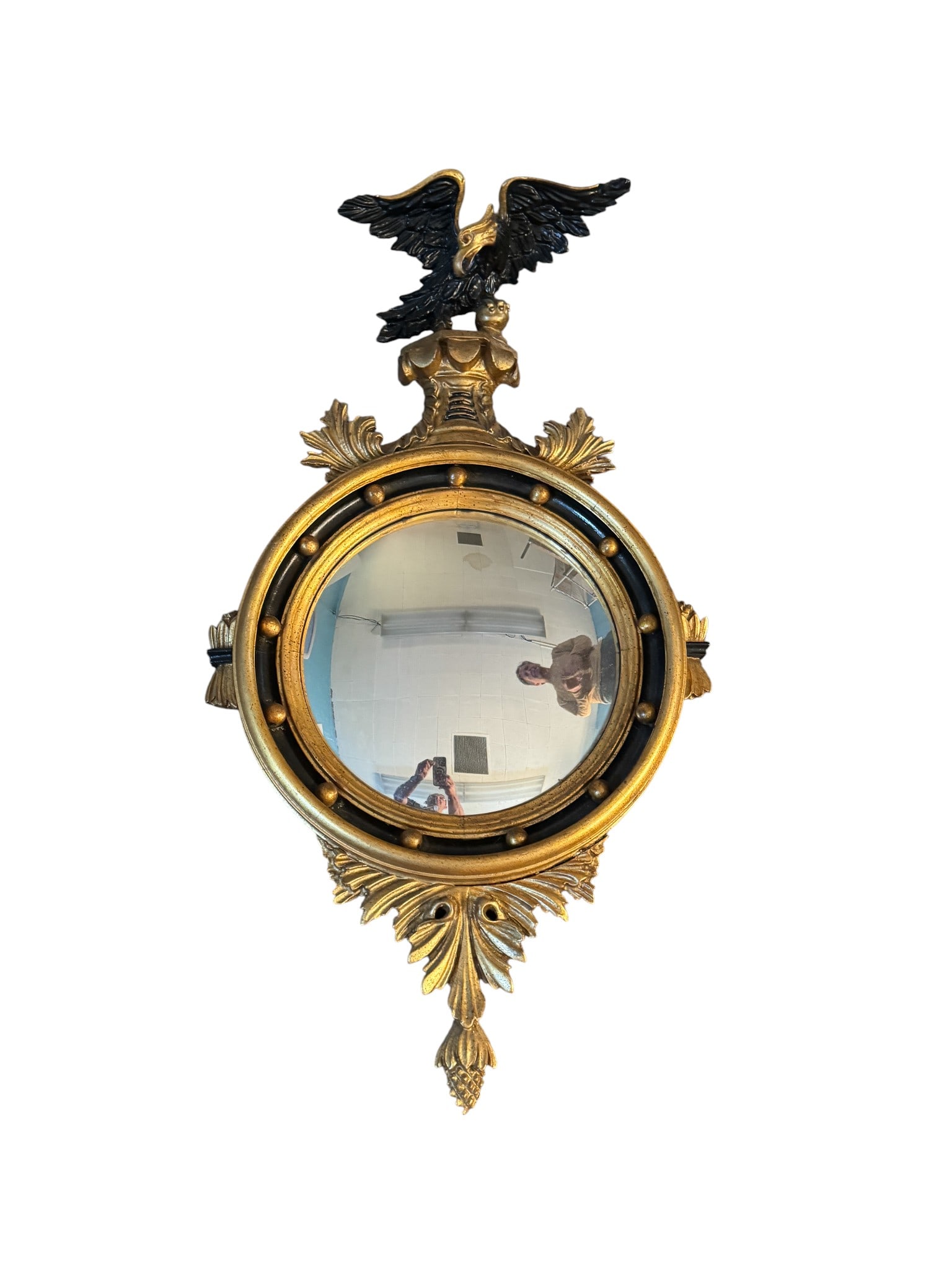 Federal Style Labarge Bullseye Mirror (1 of 8)