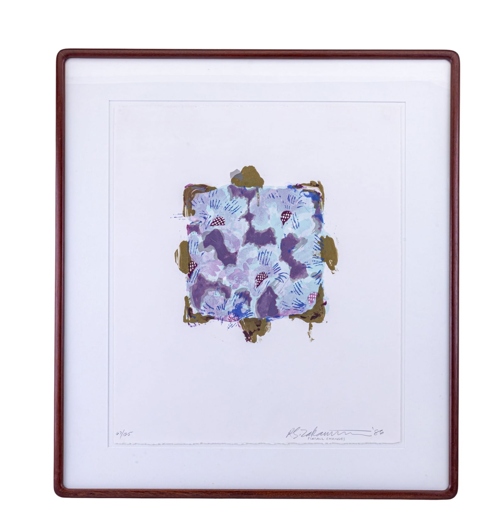 Robert Zakanitch, Signed Litho, 1986 (1 of 7)