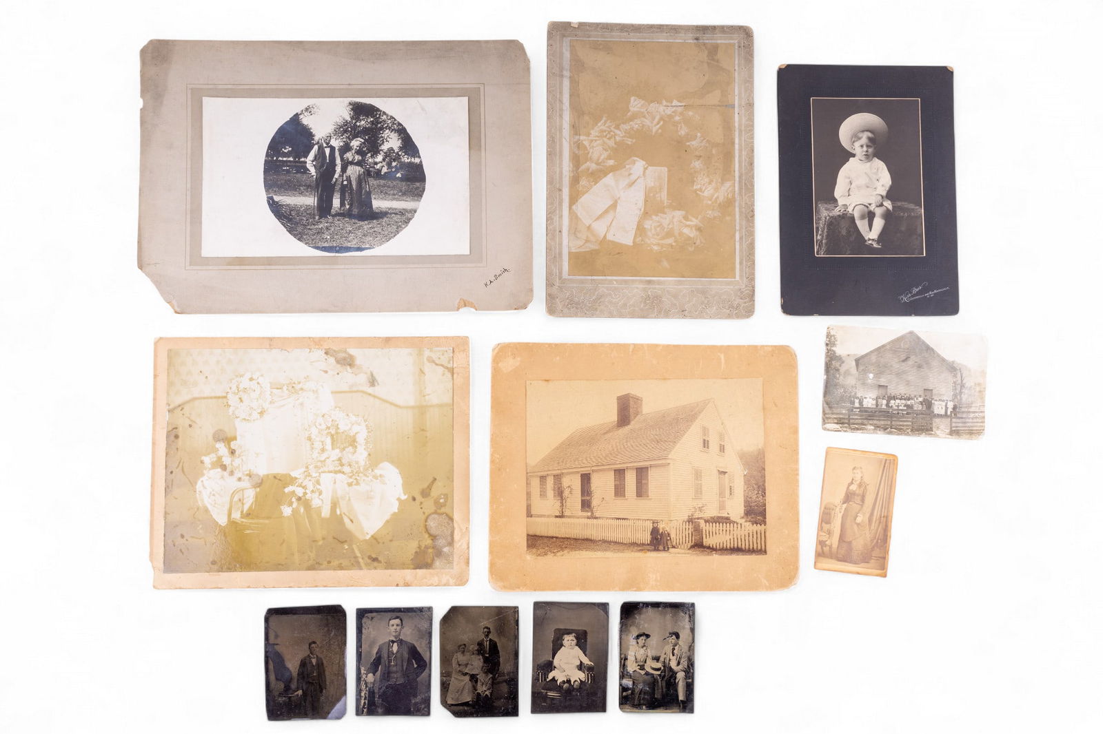 Antique Tin Types + Hand Colored Photographs (1 of 19)