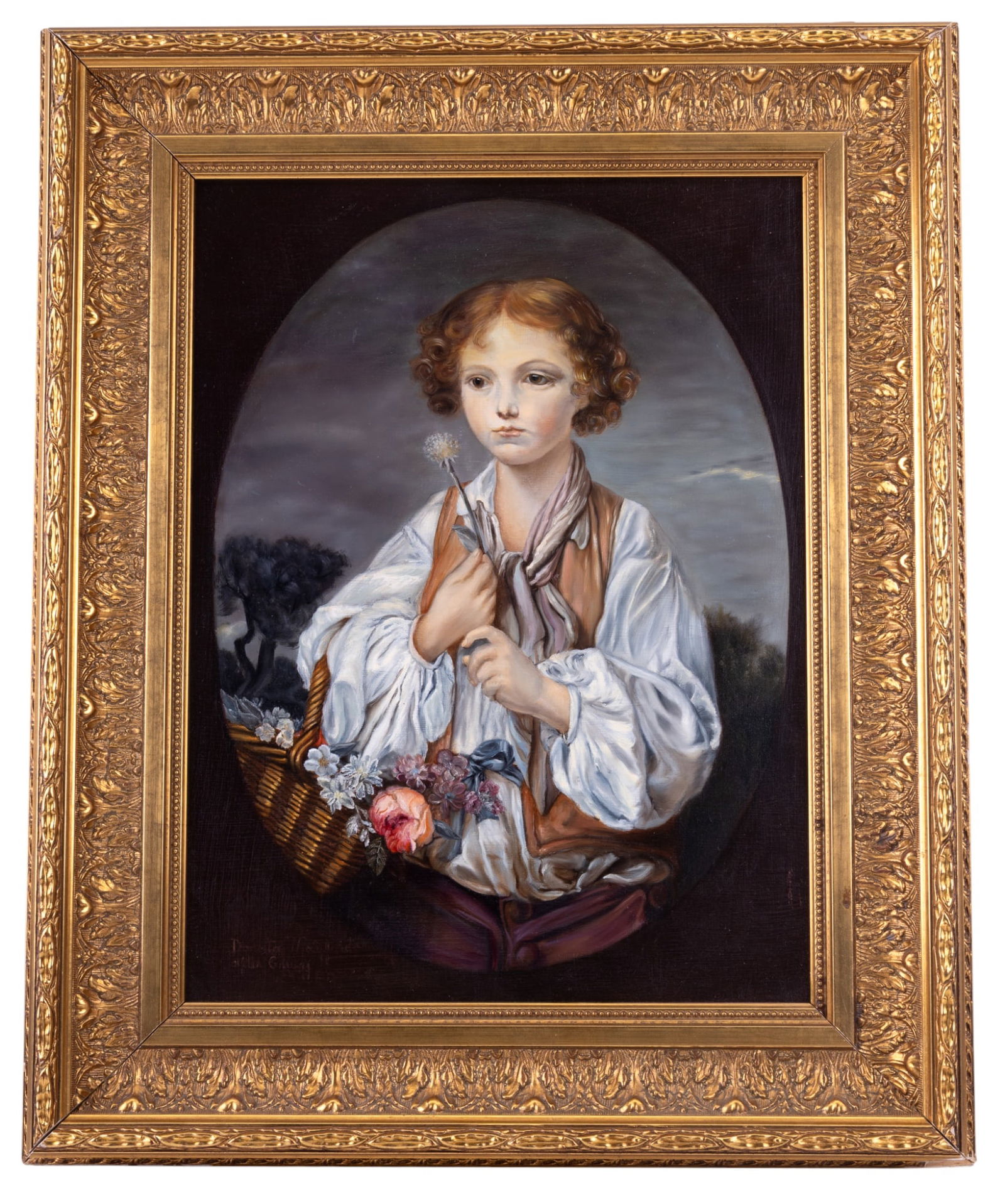 Oil on Board, After Jean-Baptiste Greuze (1 of 9)