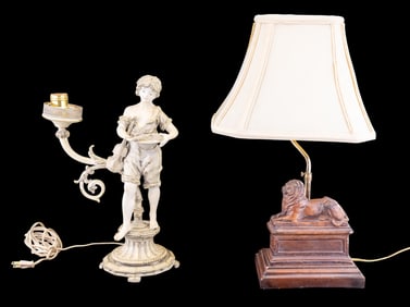 Mid Century Figural Table Lamps (2)