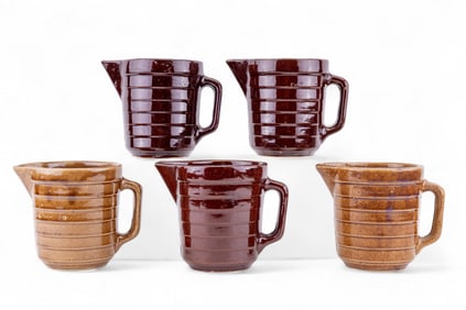 Vintage USA Pottery Pitchers