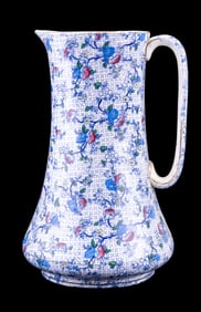 Antique English "Danube" Transferware Pitcher