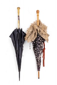 Antique Silk Parasol (2)