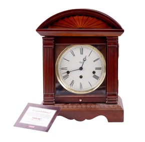 Sligh Mahogany Mantel Clock