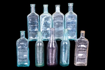 19/20C Early Glass Bottles