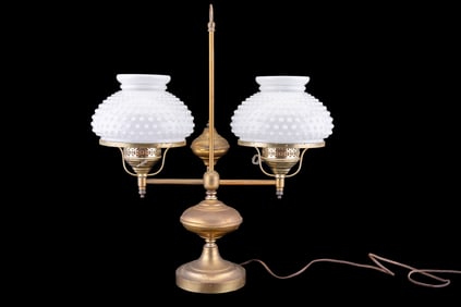 Vintage Double Student Lamp