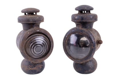 19th C Carriage Lanterns (Pair)