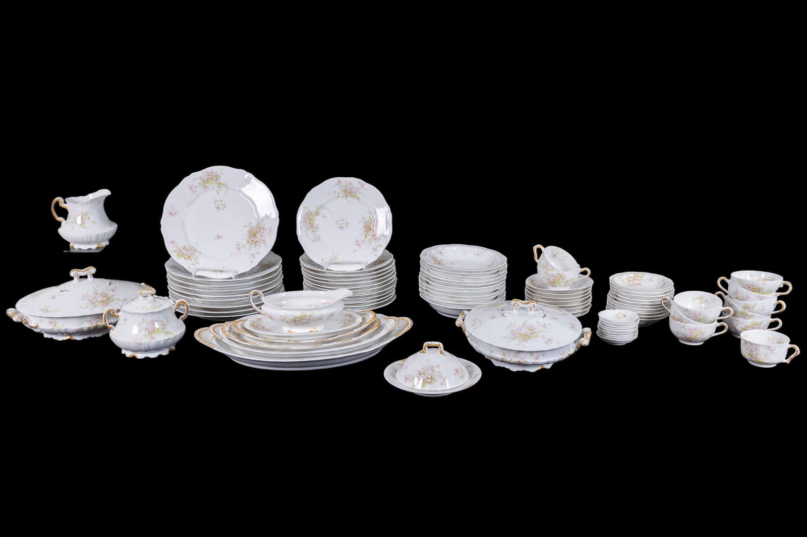Theodore Haviland Schleiger 146 Limoges (79 pcs) (1 of 20)