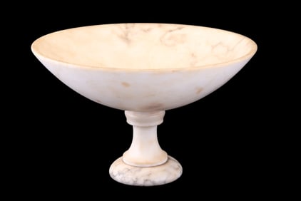 Alabaster Compote/ Fruit Bowl