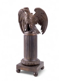 Antique Bronze Eagle Statue