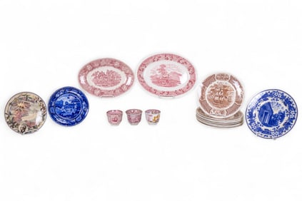 Staffordshire, Wedgwood, & Other Transferware