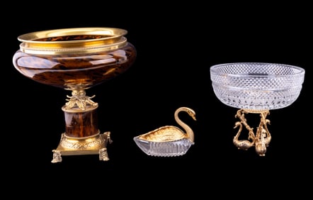 Bombay and Other Glass Compote