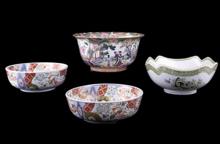 Chinese Import, Rose Medallion, Japanese Imari