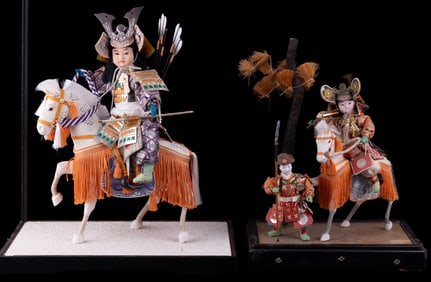 Japanese Samurai Warrior Doll Displays