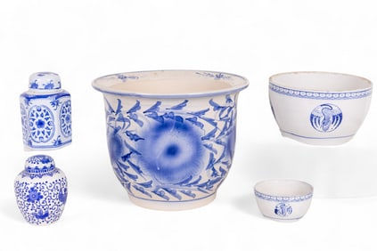 Asian Blue & White Porcelain