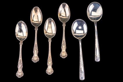Gorham Camellia Sterling Soup Spoons