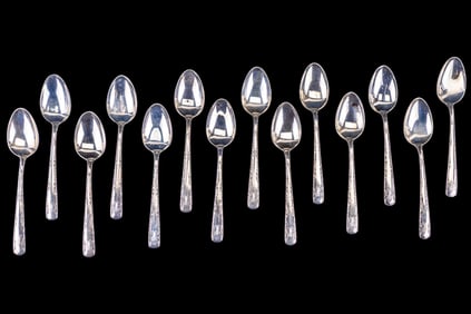 Gorham Camellia Sterling Teaspoons