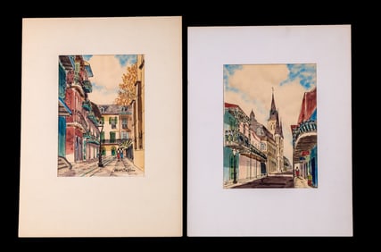 Street Scenes New Orleans, Matted not Framed