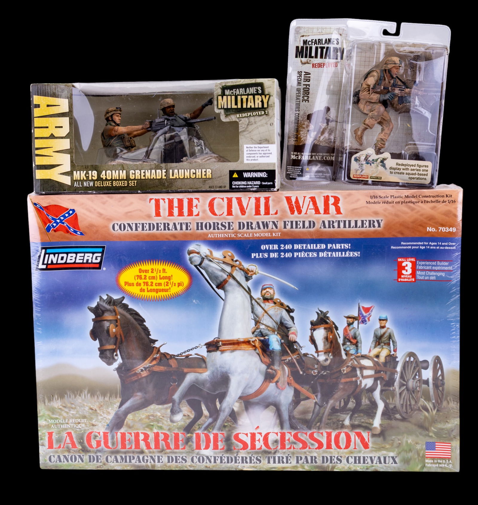 Civil War Scale Model Kit, McFarlane Military Figs (1 of 11)