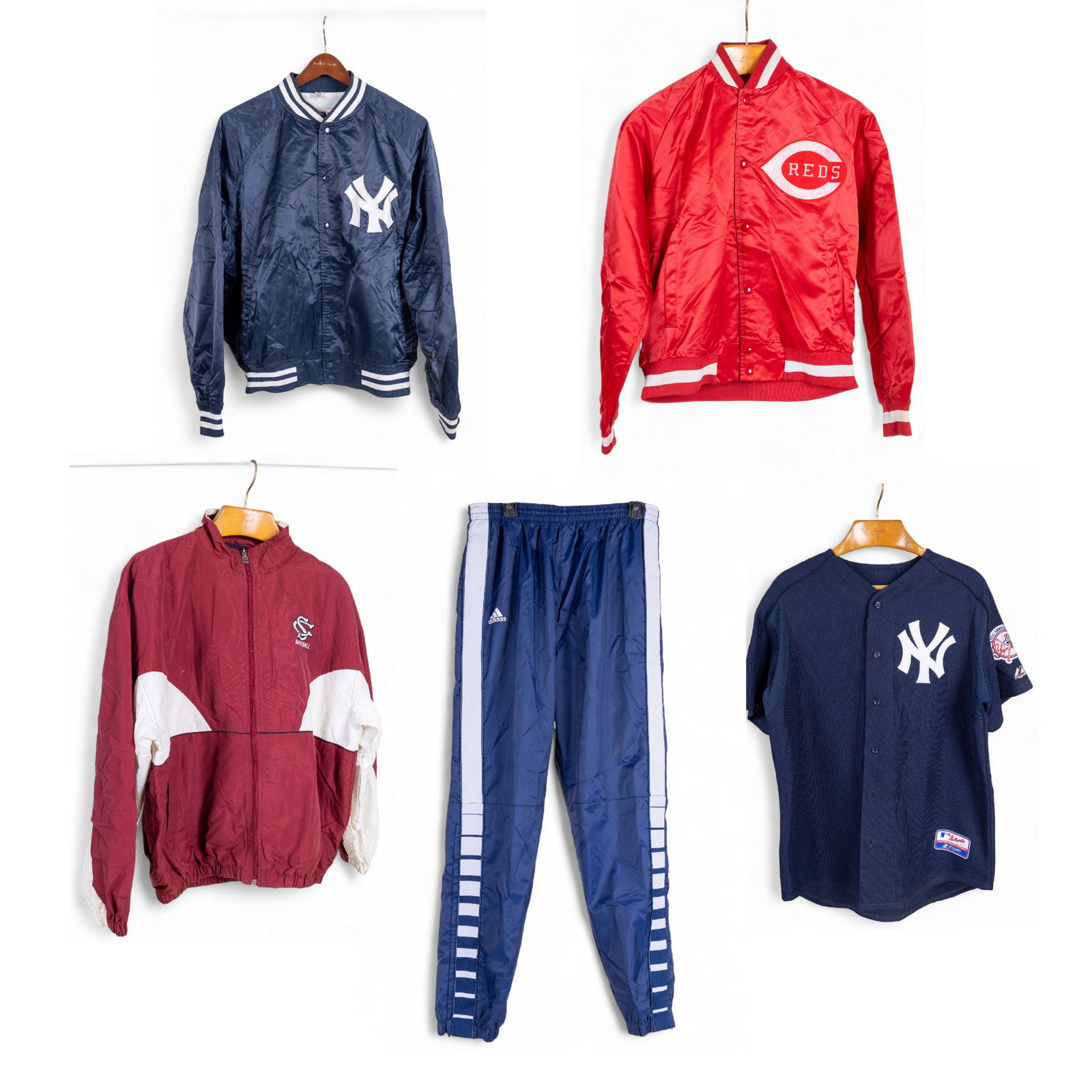 Vintage Yankees and Reds Jackets and Jersey (1 of 20)
