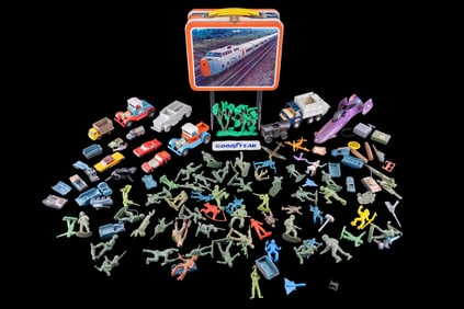 Green Army Men, Tonka Trucks, Tin Lunch Box