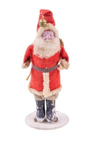 Papier Mache Santa Claus Figurine c. 1904
