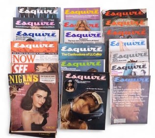 Look, See, & Esquire Magazines c. 1940-70s