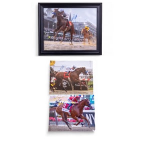 Jockey Mike Smith & Justify Signed Posters & More