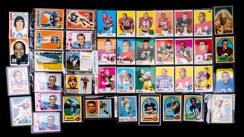 C. 1950-70s NFL Player Trading Cards