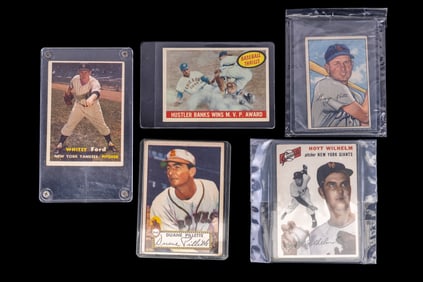 Vintage Bowman and Topps MLB Player Trading Cards