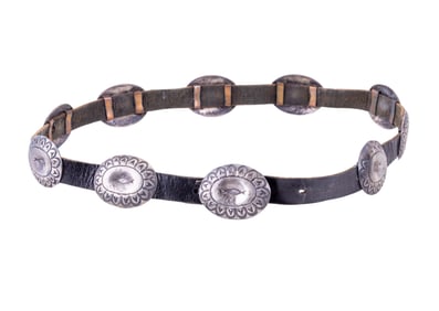 Early Silver Native American Belt