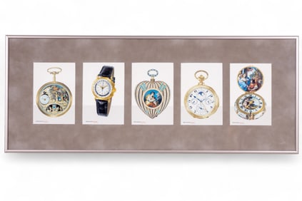 Patek Philippe Genuine Museum Postcards Framed