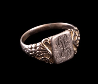 10K Gold Signet Ring