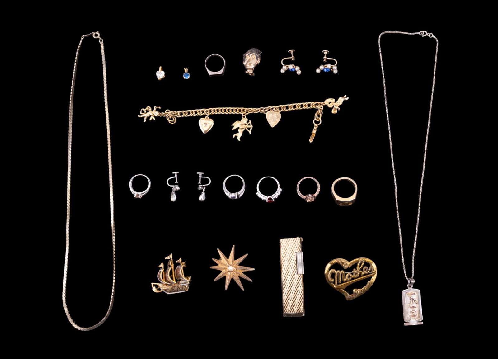 Lot of Vintage Costume Jewelry (1 of 15)