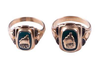 10K Gold Jostens Class Rings