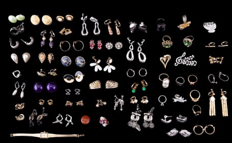 Vintage Designer +Costume Jewelry Collection