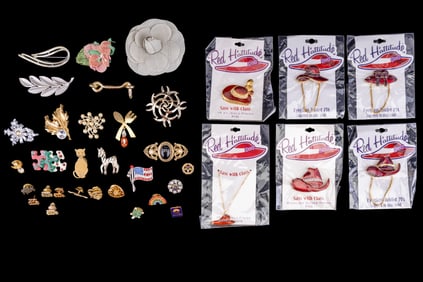 Designer Brooches w/ Sarah Coventry, Trifari