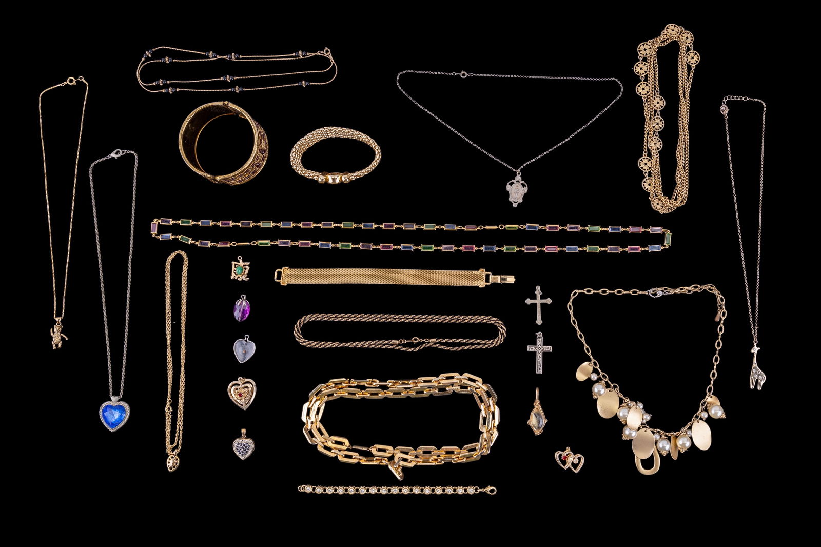 925 Pendant, Gold Tone, and Religious Jewelry (1 of 16)