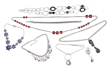 Silver Tone Costume Necklaces
