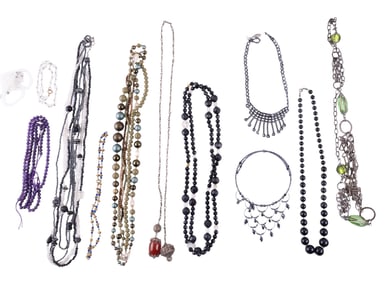 Amethyst and Other Beaded Necklaces