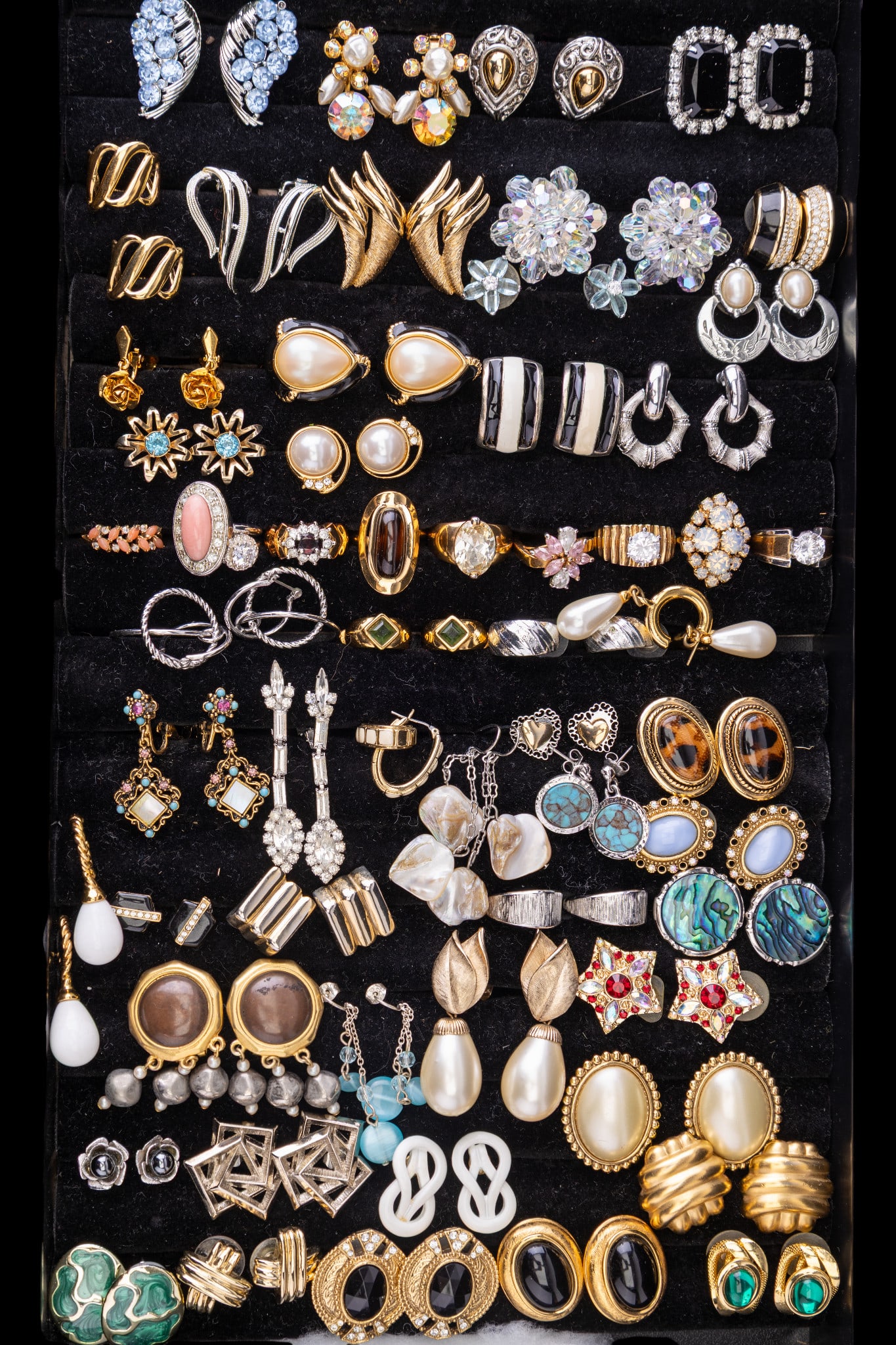 Designer Brand Costume Rings and Earrings (1 of 5)