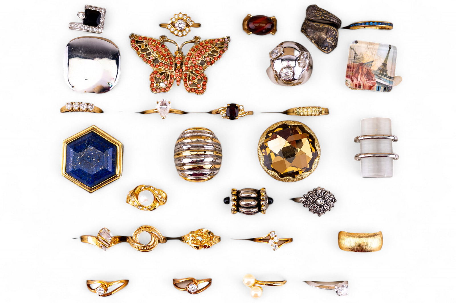 Rhinestone and Chunky Costume Rings (29) (1 of 14)