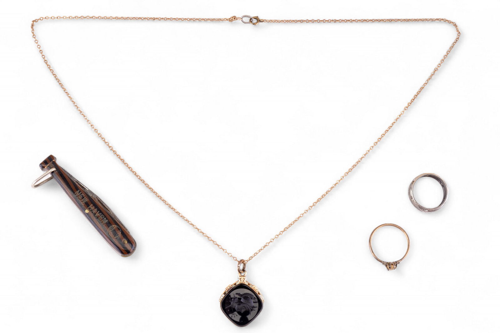 Victorian 10k and Sterling Ring (1 of 11)