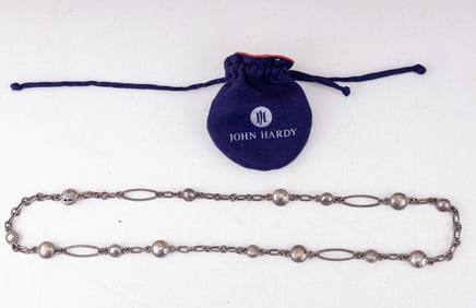 John Hardy Designer Sterling Necklace