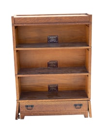 Mission Globe Wernicke Bookcase Unit