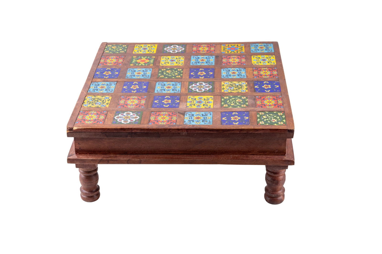 Monterey-Style Tile Top Low Table (1 of 7)