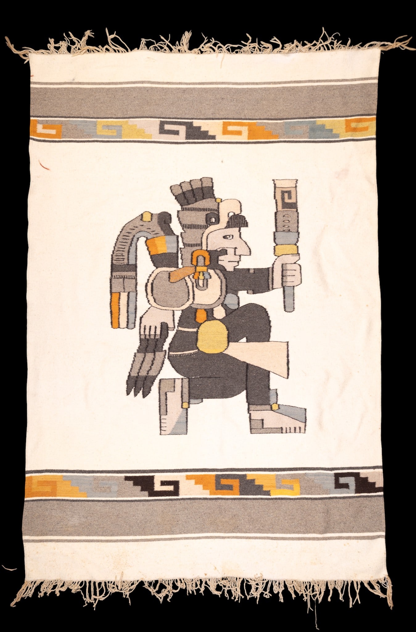 Mexican Wool Tapestry / Blanket (1 of 11)