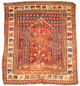 Early Caucasian Prayer Rug